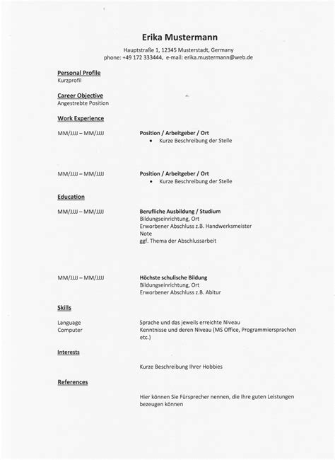 34 german lessons, german grammar, idioms, quotes and 2 online tests. Lebenslauf Englisch Pdf | lebenslauf