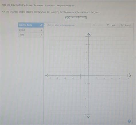 Use The Drawing Tool S To Form The Correct Answers On The Provided Graph On The Provide Algebra