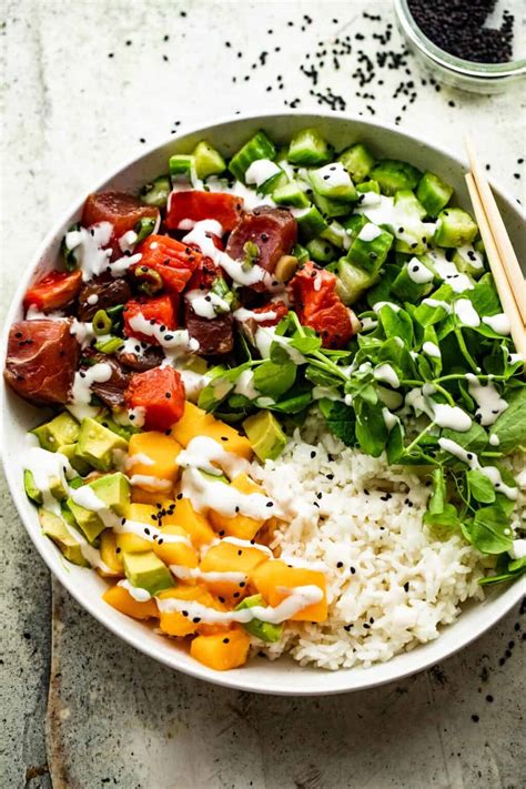 Poke Bowl Recipe Diethood