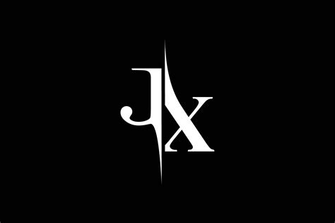 Jx Monogram Logo V5 By Vectorseller Thehungryjpeg