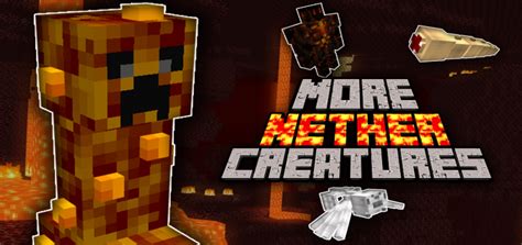 Yüzlerce blok, hayvanlar, tehlikeli yaratıklar ve dahası parmaklarınızın ucunda olacaktır. More Nether Creatures Addon | Minecraft PE Mods & Addons