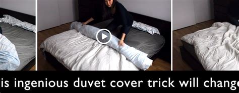 Amazing Duvet Cover Trick Duvet Cover Diy Duvet Covers How To Make Bed