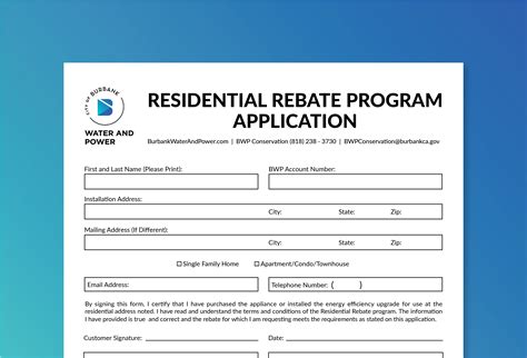 Rge Residential Rebate Program Application Pdf