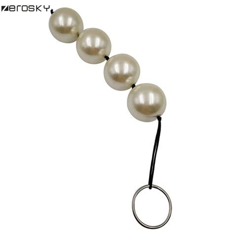 Zerosky 4cm Big Anal Beads Balls Vaginal Massage Butt Plugs Prostate