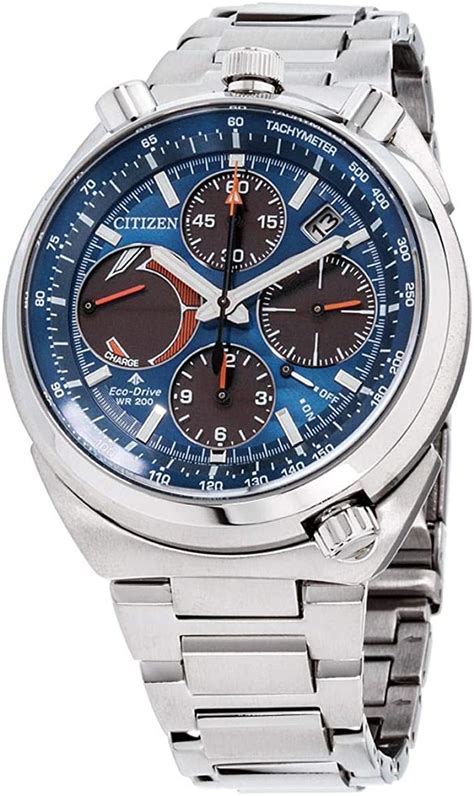 Mens Citizen Promaster Tsuno Chronograph Racer Bracelet Watch Av0070