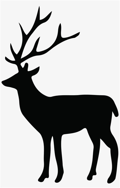 Mule Deer Head Silhouette