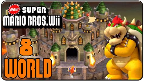 New Super Mario Bros Wii 100 Walkthrough World 8 Youtube