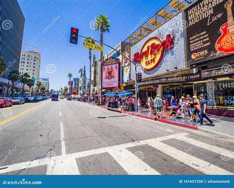 Los Angeles California Hollywood Boulevard And Walk Of Fame