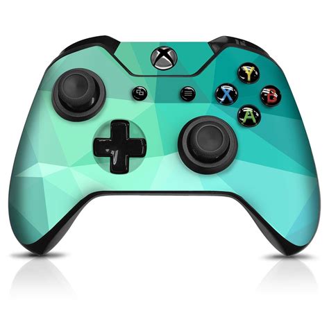 Teal Poly Xbox One Controller Skin Officially Licensed By Xbox Controller Gear Mando Y