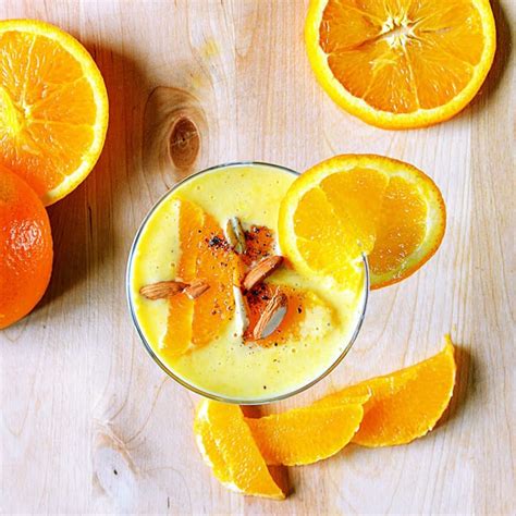 Orange Lassi Orange Yogurt Smoothie