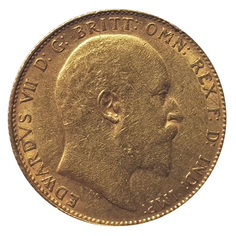 1907 London Sovereign M J Hughes Coins