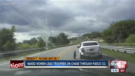 Three Naked Women Lead Troopers On Chase Through Pasco Co