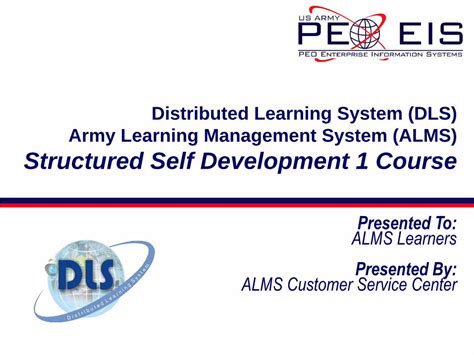 Pdf Distributed Learning System Dls Army Learning · Structured