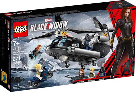 Marvel Black Widows Helicopter Chase Set Lego 76162