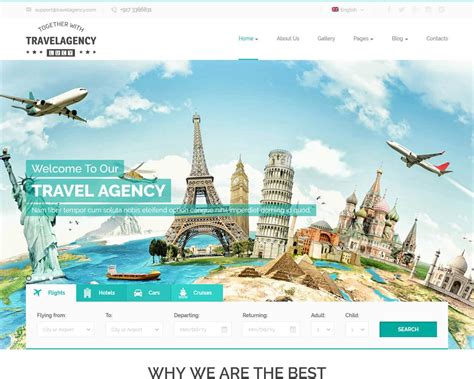 20 Top Travel And Accommodation Website Templates 2019 Templatemag