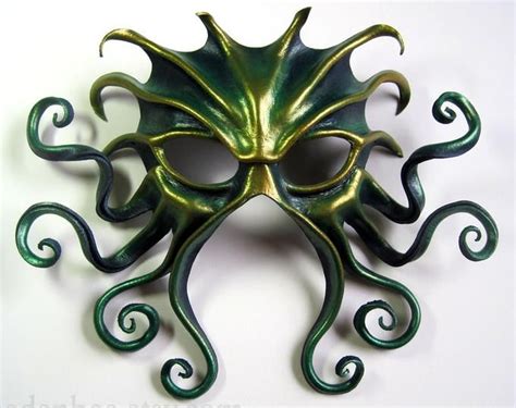 Discover Octopus Etsy Leather Mask Cthulhu Masks Masquerade