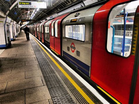 London Underground Victoria Line Train Victoria Station London