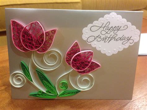 Happy Birthday Card 3 Happy Quiling Paper Quilling Designs
