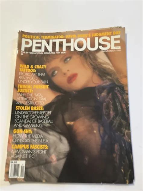 Vintage Penthouse Magazine November Picclick