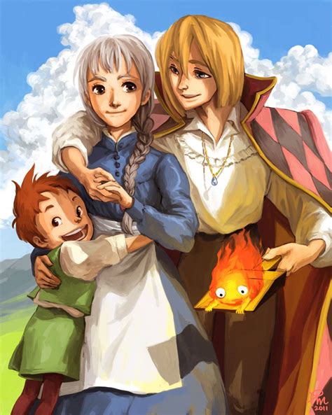 Howl S Moving Castle By Flominowa On Deviantart Howls Moving Castle Studio Ghibli Art Howls