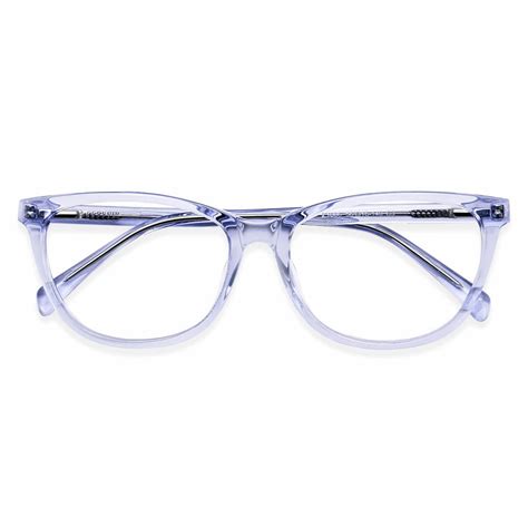 z1006 oval cat eye blue eyeglasses frames leoptique