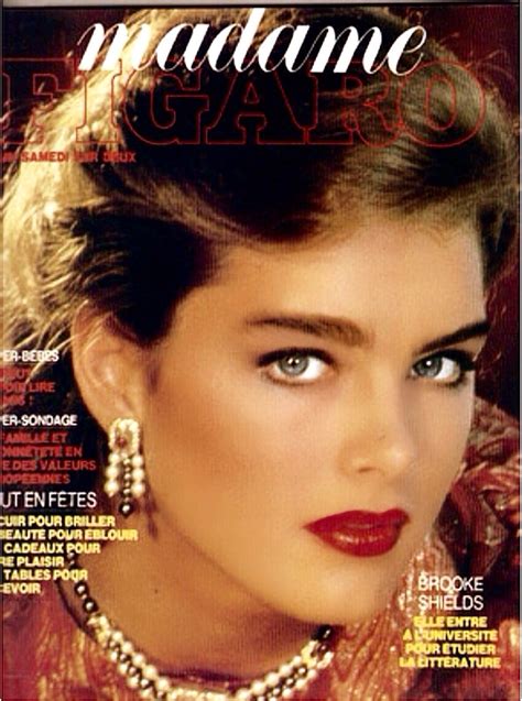 Brooke Shields Covers Madame Figaro Magazine France 12 17 1983