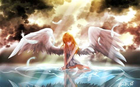 1920x1200 Anime Angel Girl Fondo De Pantalla Anime Angel Girl Anime