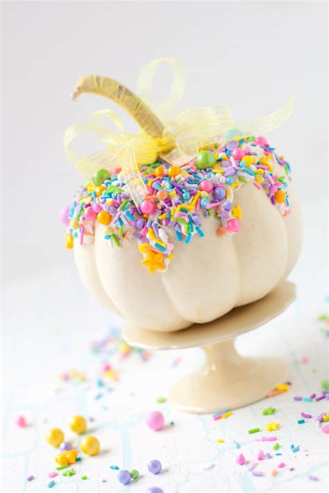 Decorations For A Fall Birthday Candy Coated Pumpkins With Sprinkles