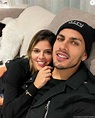 Leandro Paredes et son épouse Camila Galante. Décembre 2020. - Purepeople