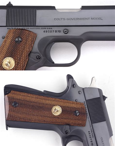 Colt Government Model Mkiv Series 70 Semiauto Pistol 45 Acp Very Nice