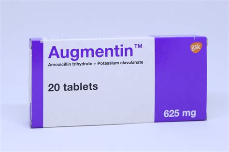 Augmentin 625 Mg Tablet 20s 081030021