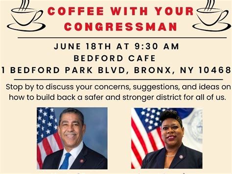 Community Coffee And Conversation With Your Congressman Harlem Ny Patch
