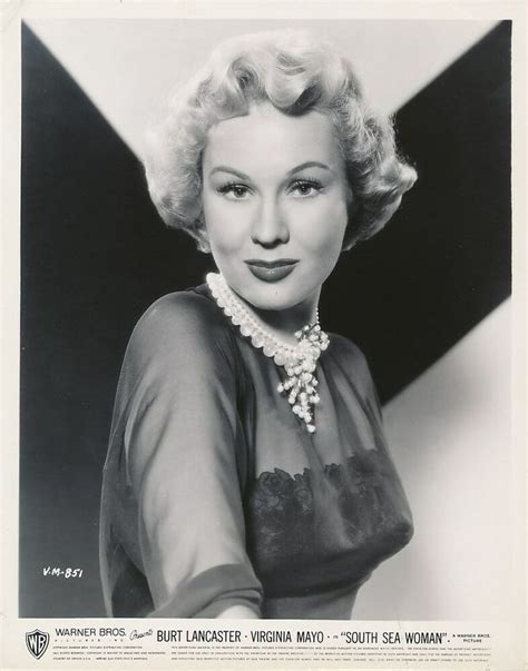Virginia Mayo Original Vintage 1950s Warner Bros Studio Portrait Photo