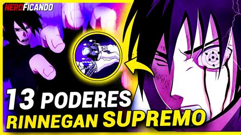 Todos Os Poderes Do Rinnegan Supremo Do Sasuke Uchiha Youtube