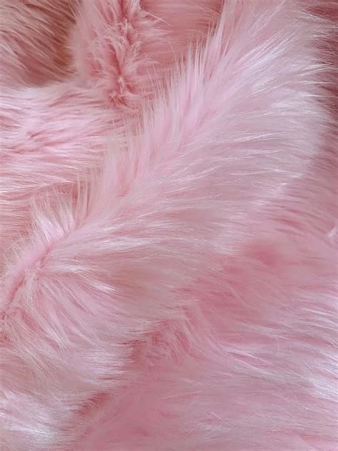 The Pink Fur Is Very Soft And Fluffy