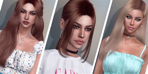 Sims 4 Alpha Hair Female
