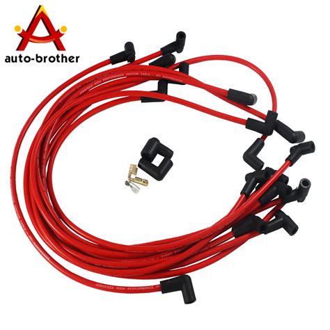 Ultra 40 Red Spark Plug Wires Set Big Block Jdmspeed For Chevy Bbc 454