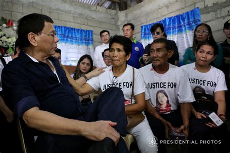 prrd visits wake of slain ofw in iloilo extends financial aid philippine news agency
