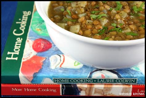 Kahakai Kitchen Wonderful Lentil Soup For Cook The Books Home