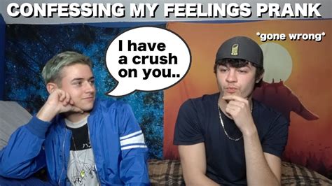 Confessing My Feelings Prank On My Straight Friend Youtube