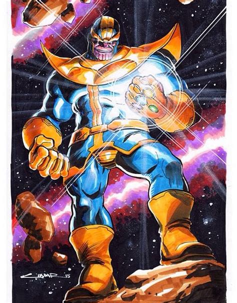 Thanos By Yildiray Cinar Marvel Comics Marvel Films Marvel Art