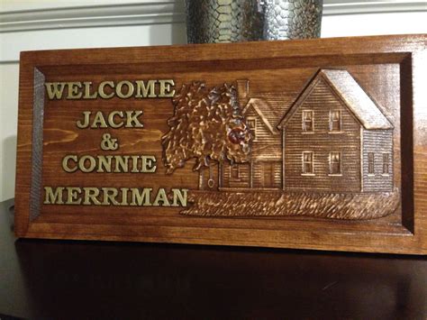 Personalized Carved Wood Farm House Sign Great Farm House Sign Farm