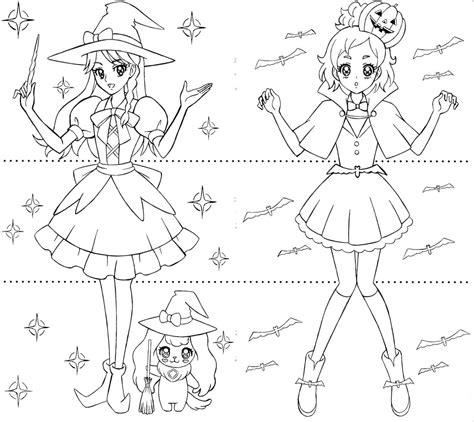 Pretty Cure Coloring Pages Free Printable For Kids