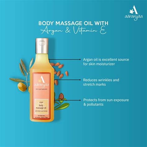 Buy Aaranyaa Argan Body Massage Oil 225 Ml Online At Best Price