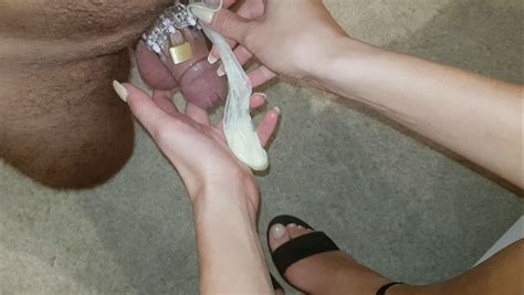 Sexy Sadistic Sophie PINDICK CUCKOLD LOCKED IN CHASTITY AND FORCED TO