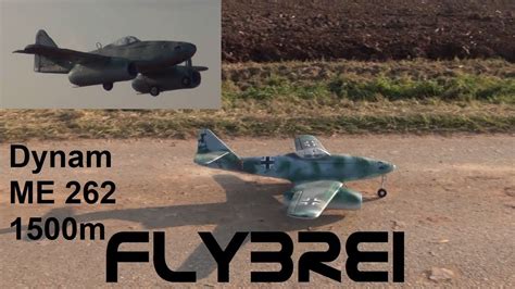Me 262 Dynam Rc Plane 1500mm Artf Messerschmitt Youtube
