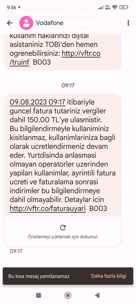 Vodafone Aşım Paketi Haksız Fatura İşlemi Şikayetvar