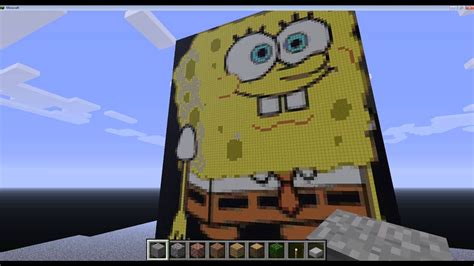 Spongebob Characters Minecraft Pixel Art