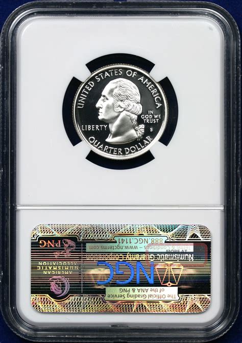 1999 S Silver 25c Ngc Proof 69 Ultra Cameo Jersey State Quarter