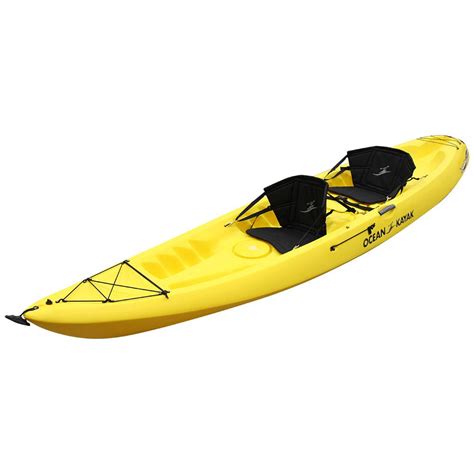 Ocean Kayak Malibu Two Xl Kayak With Comfort Seat Yellow Kayaks